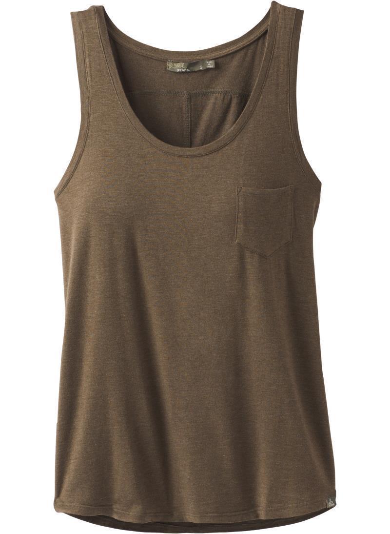 Foundation Scoop Neck Tank - Womens - Slate Heather 1