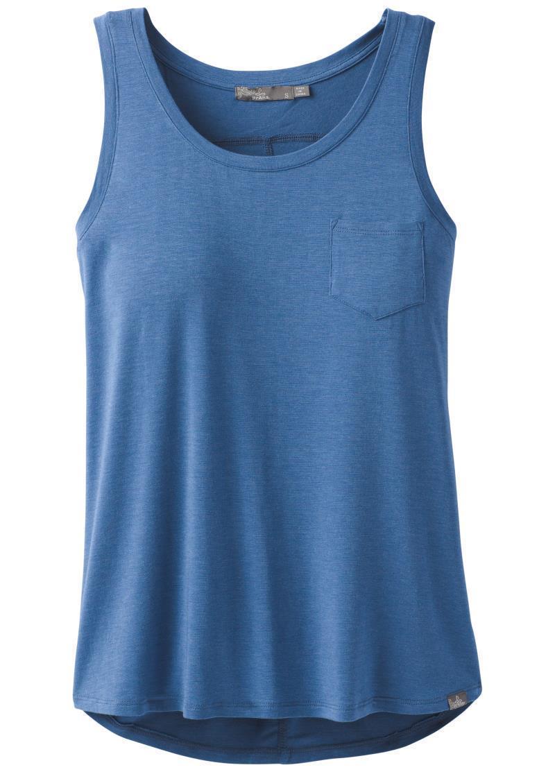 Foundation Scoop Neck Tank - Womens - Sunbleached Blue Heather 1