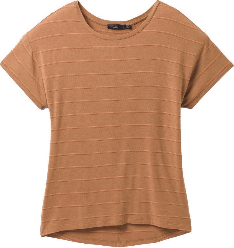 Foundation Slouch Top - Womens - Camel Heather Stripe 1