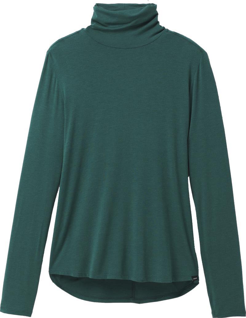 Foundation Turtleneck - Womens - Deep Pine Heather 1