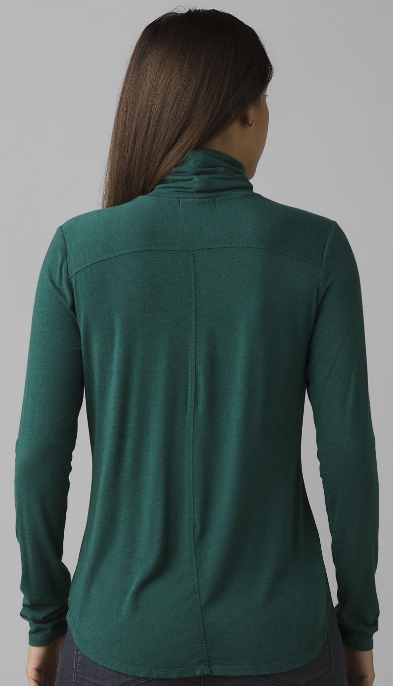 Foundation Turtleneck - Womens - Deep Pine Heather 3
