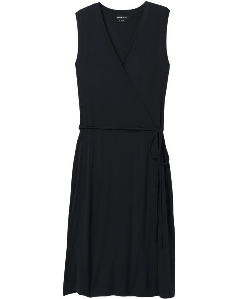 Foundation Wrap Dress - black 1