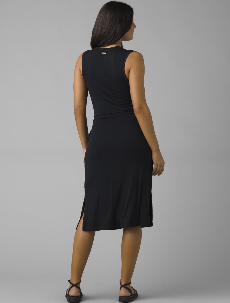 Foundation Wrap Dress - black 1