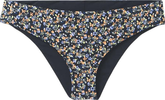 Gemma Reversible Bottoms - Womens - Black Petals 1