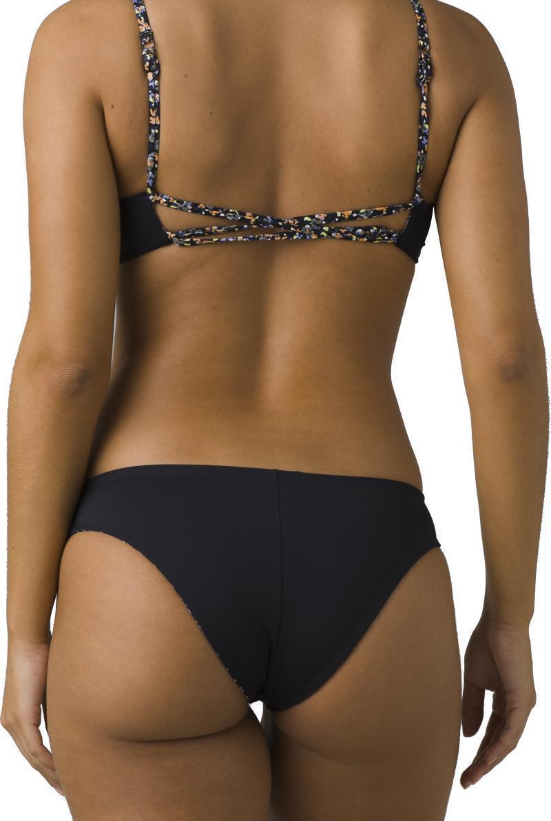 Gemma Reversible Bottoms - Womens - Black Petals 5