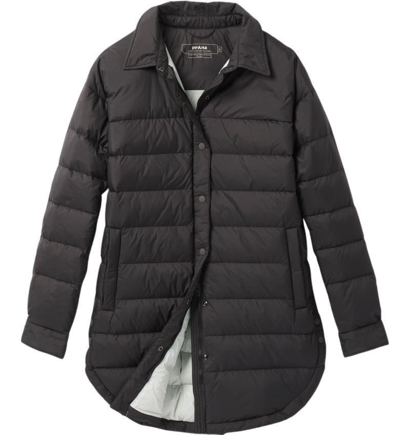 Globe Thistle Shirt Jacket - Womens - Charcoal 1