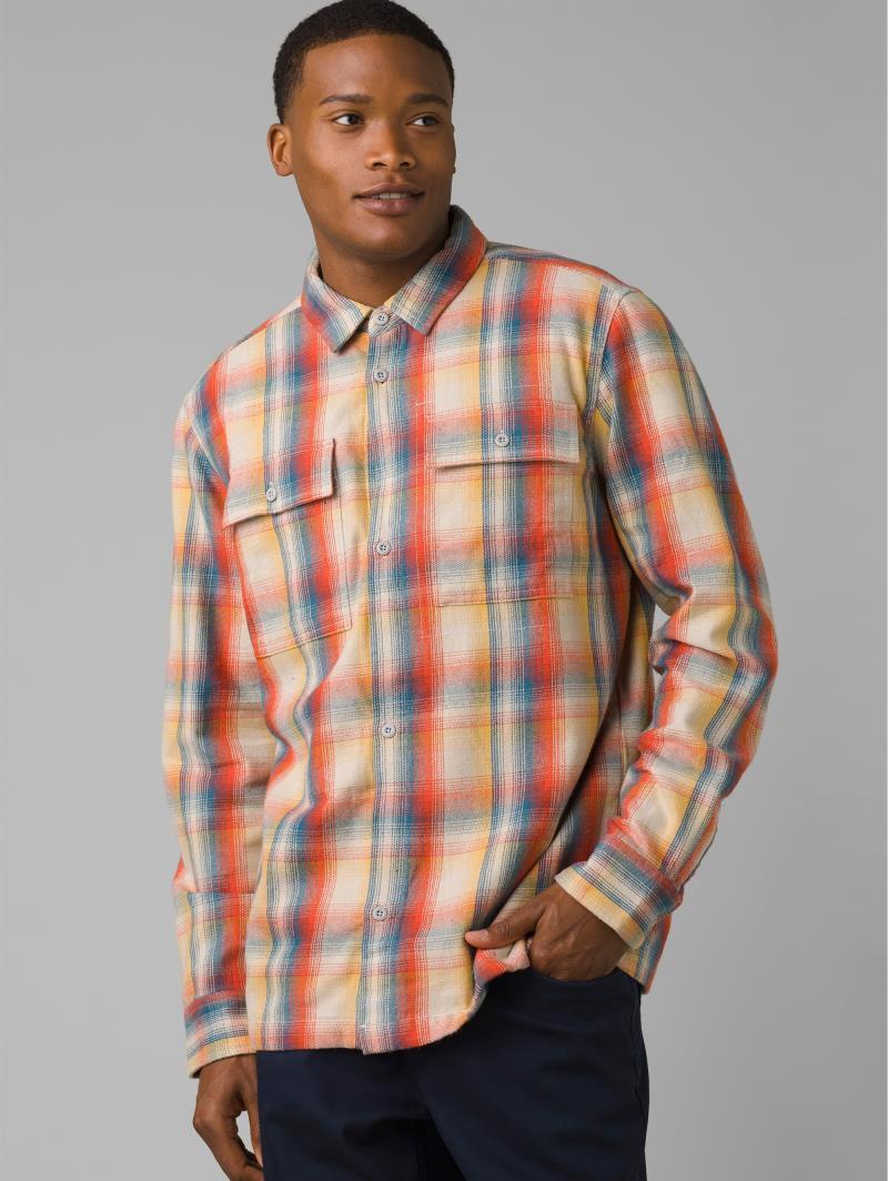 Glover Park Flannel - Mens - Stone 2