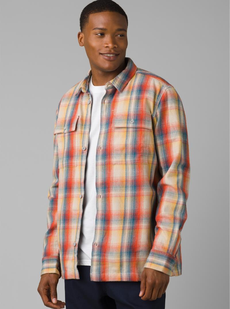 Glover Park Flannel - Mens - Stone 3