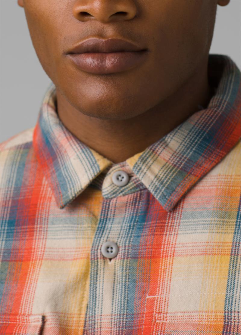 Glover Park Flannel - Mens - Stone 6