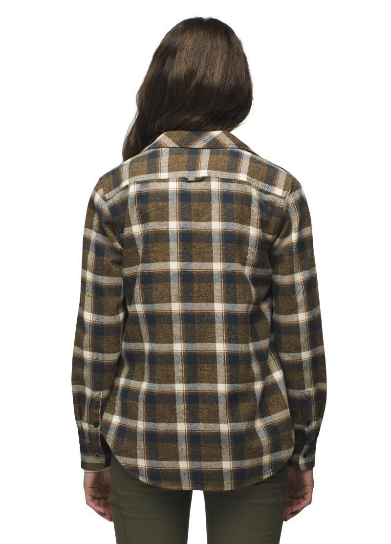 Golden Canyon Flannel - Womens - Dark Sepia 3