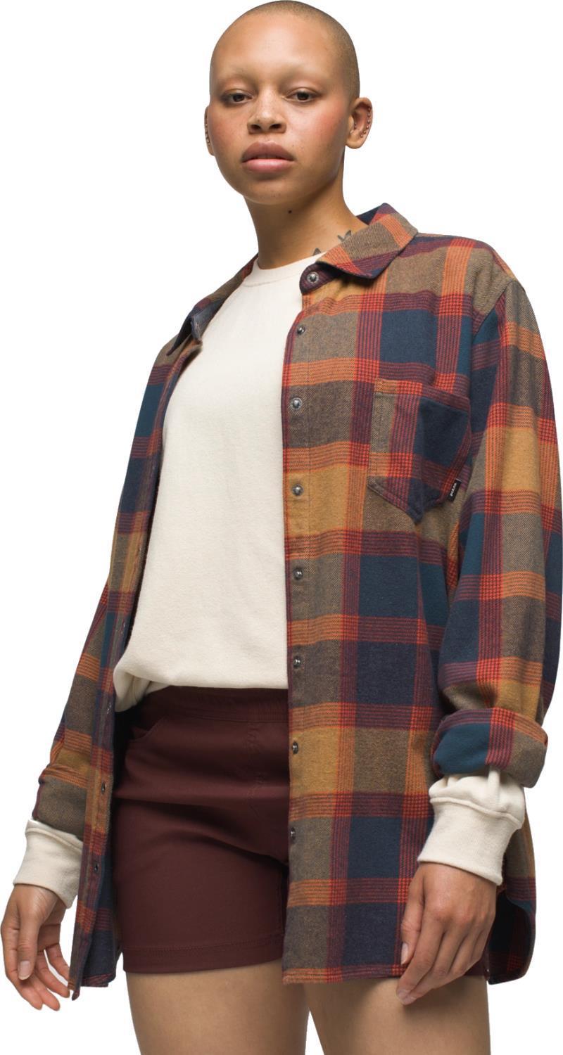 Golden Canyon Flannel - Womens - Dark Sky 2