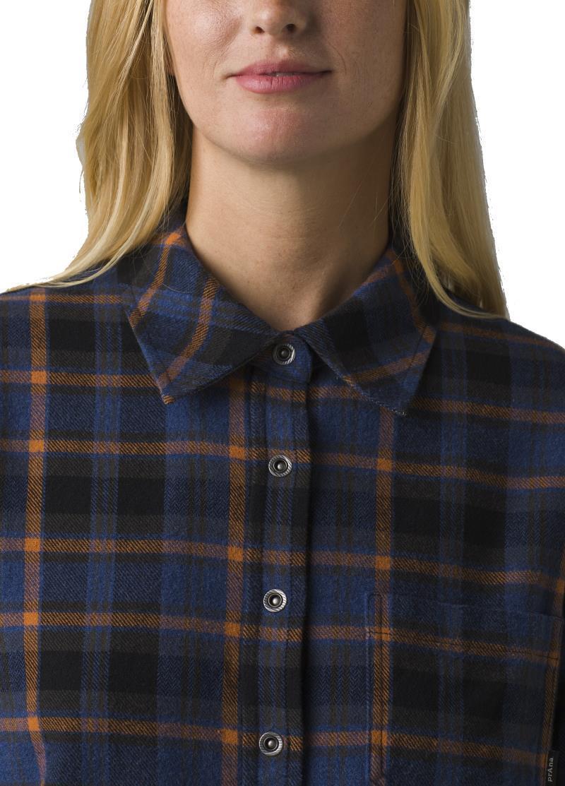 Golden Canyon Flannel - Womens - Rich Sapphire 5