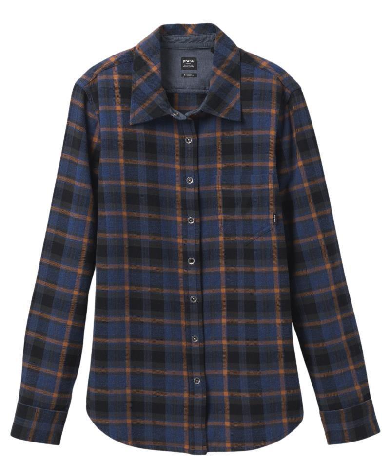 Golden Canyon Flannel - Womens - Rich Sapphire 1
