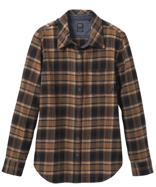 Golden Canyon Flannel - Womens - Sepia 1