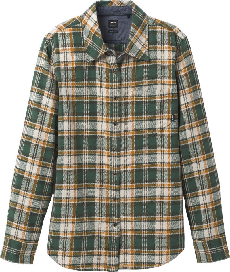 Golden Canyon Flannel - Womens - Soft Pine 1