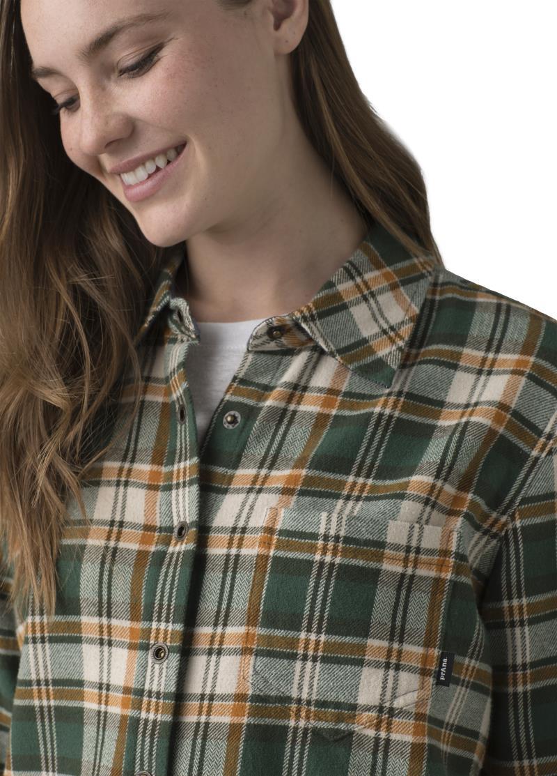 Golden Canyon Flannel - Womens - Soft Pine 4