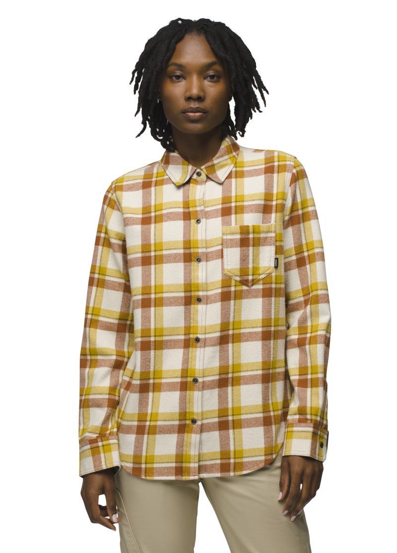 Golden Canyon Flannel - Womens - Sweet Cream 2