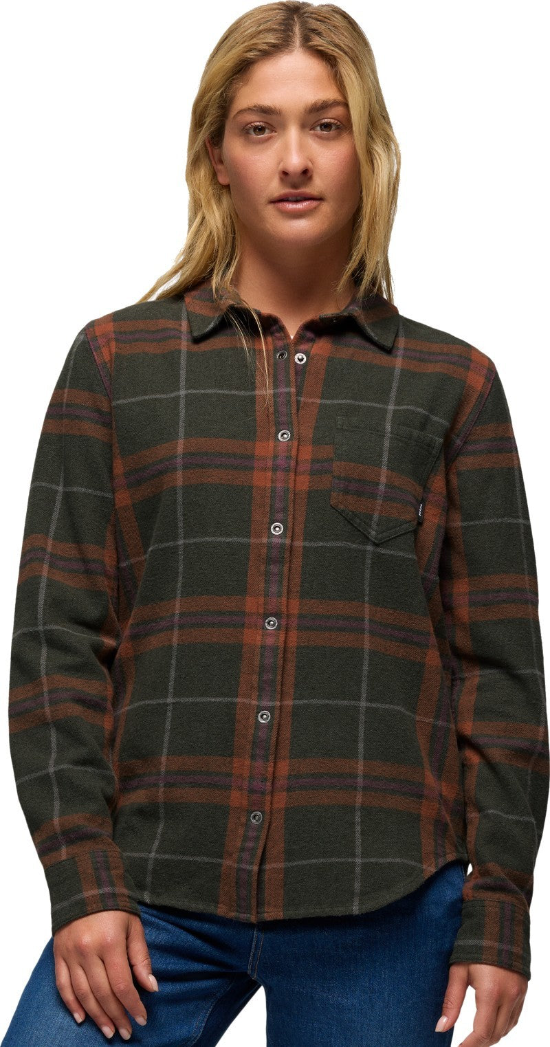 Golden Canyon Flannel - Womens - nori 1