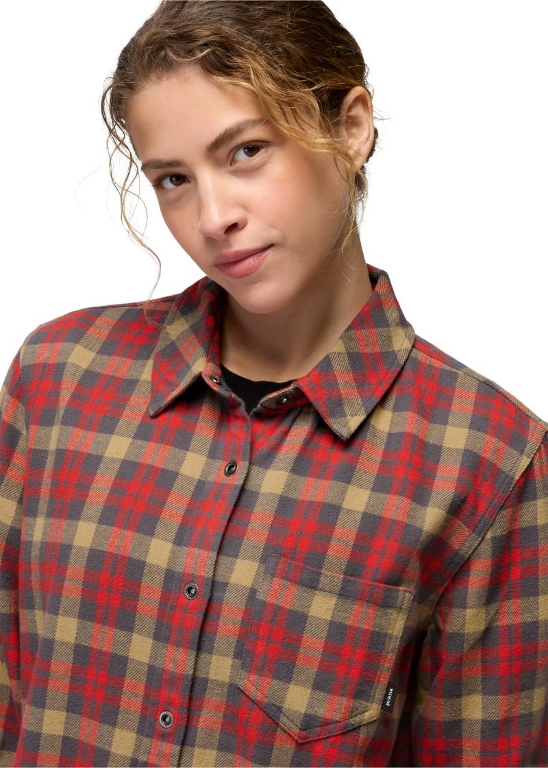 Golden Canyon Flannel - Womens - pikes red 1