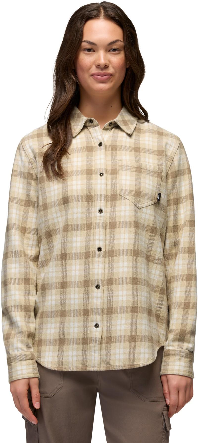 Golden Canyon Flannel - Womens - stone 1