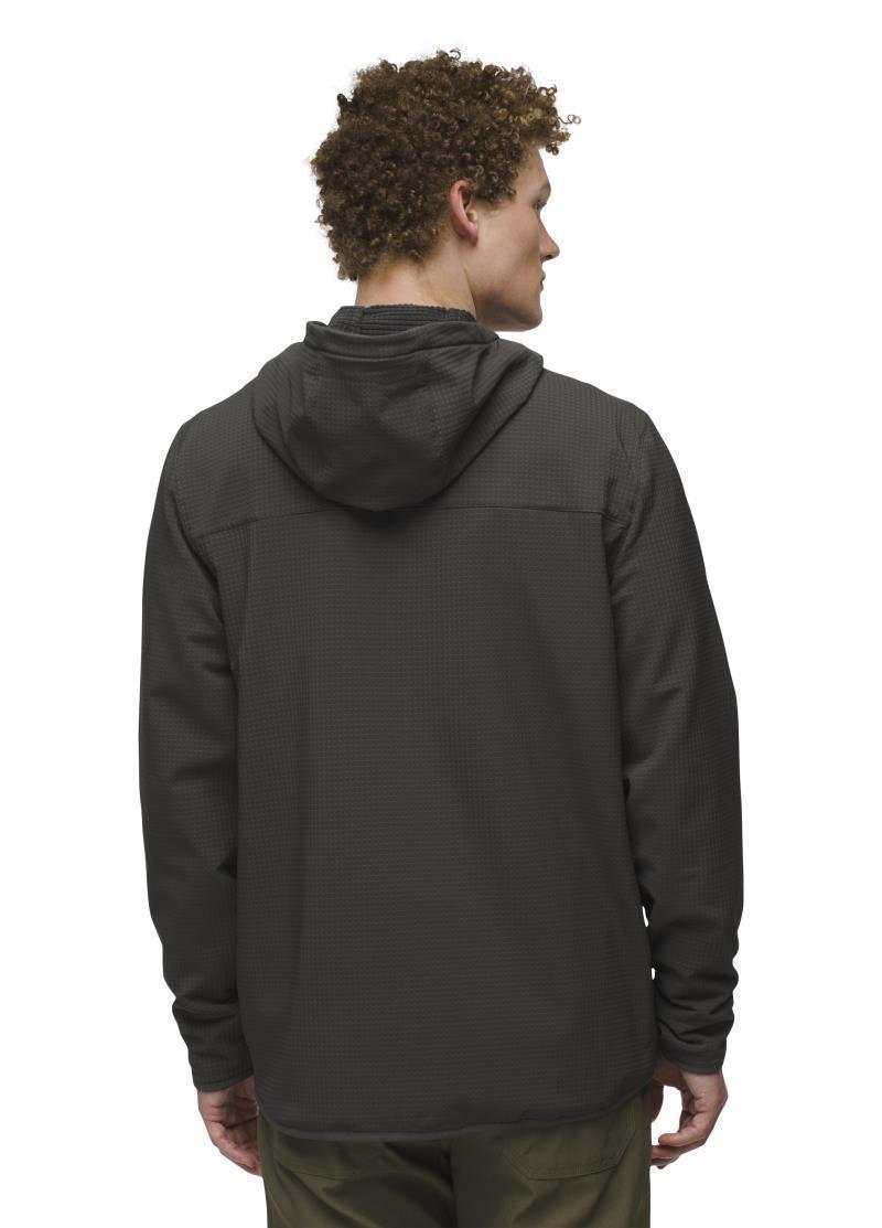 Gridlocked Fleece Full Zip Hoodie - Mens - Dark Iron 3