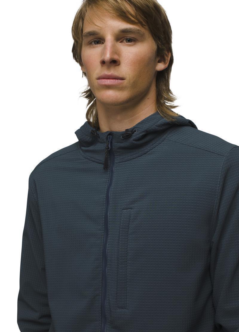 Gridlocked Fleece Full Zip Hoodie - Mens - Stormy Night 4