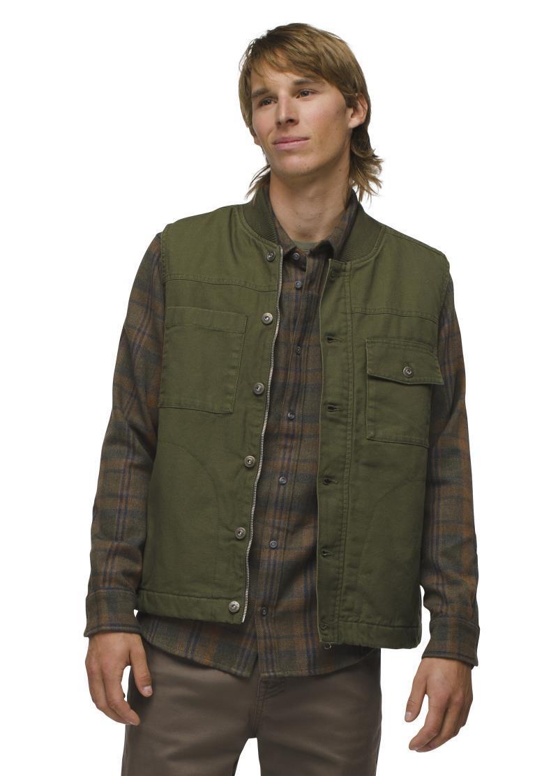 Grover Canvas Vest - Mens - Cargo Green 4