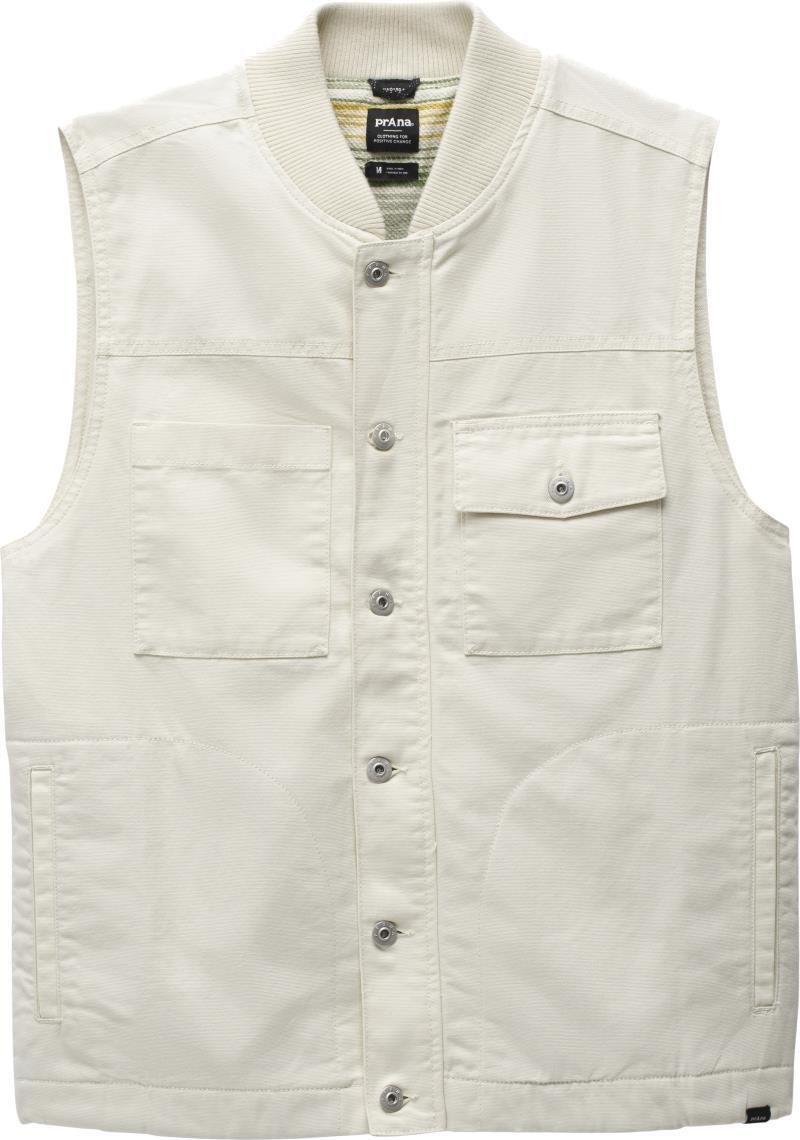 Grover Canvas Vest - Mens - Chalk 1