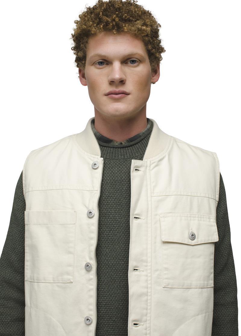 Grover Canvas Vest - Mens - Chalk 4