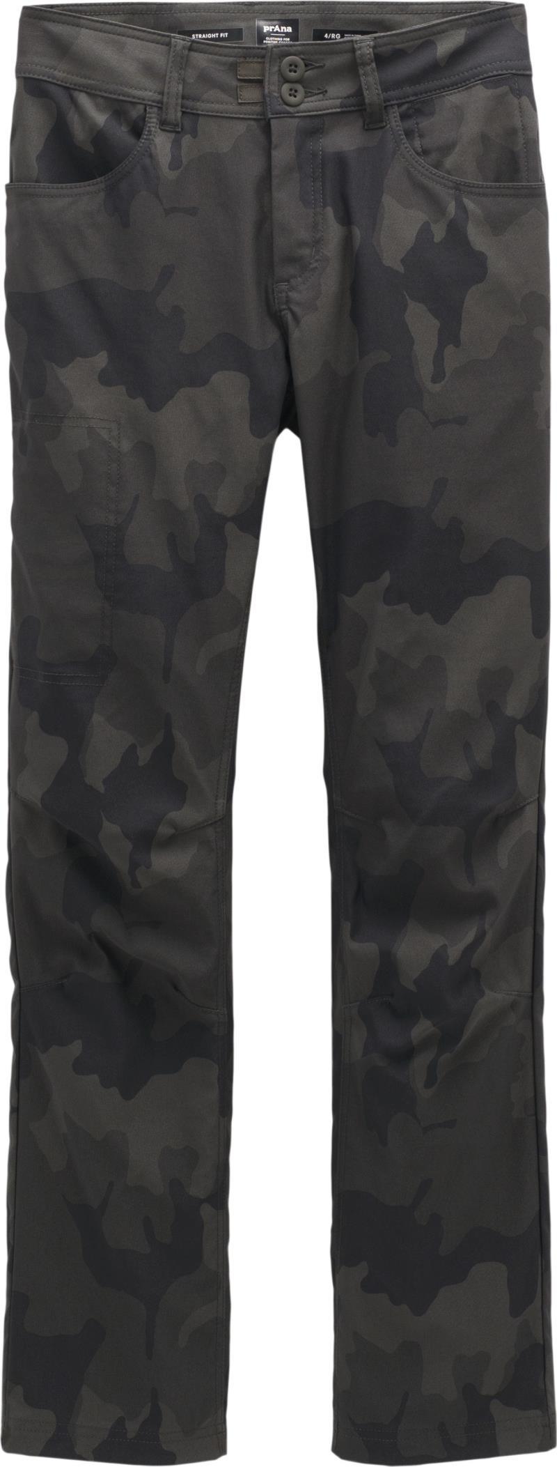 Halle Straight Pants II, Short - Womens - Charcoal Camo 1