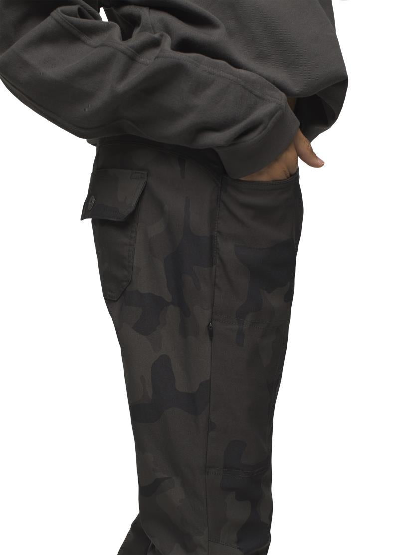 Halle Straight Pants II, Short - Womens - Charcoal Camo 4