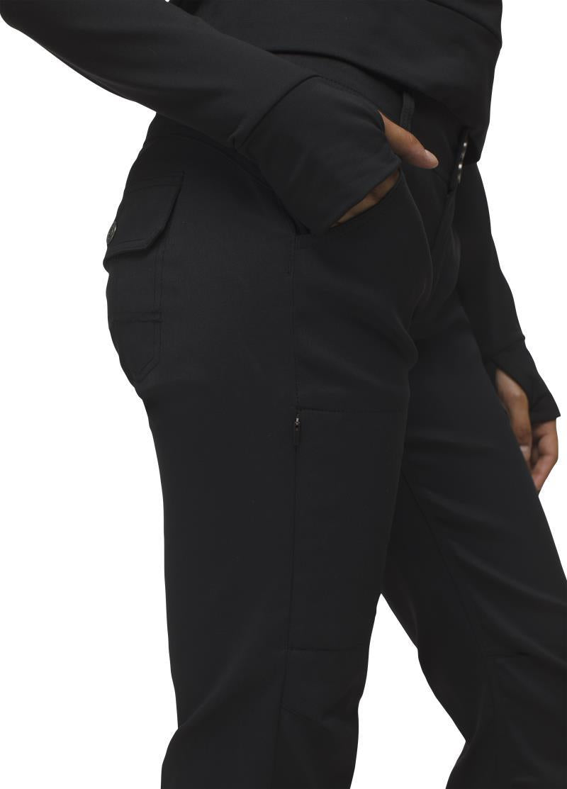 Halle Straight Pants, Short - Womens - Black 4