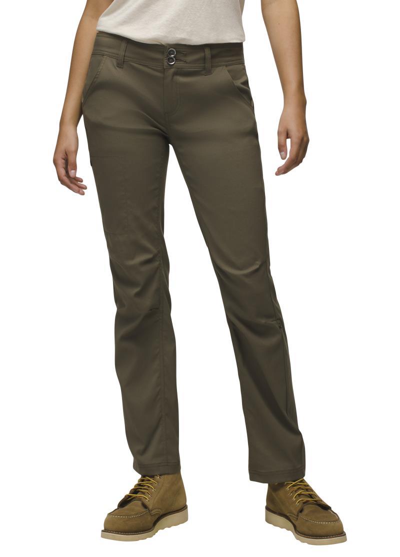 Halle Straight Pants, Short - Womens - Slate Green 2