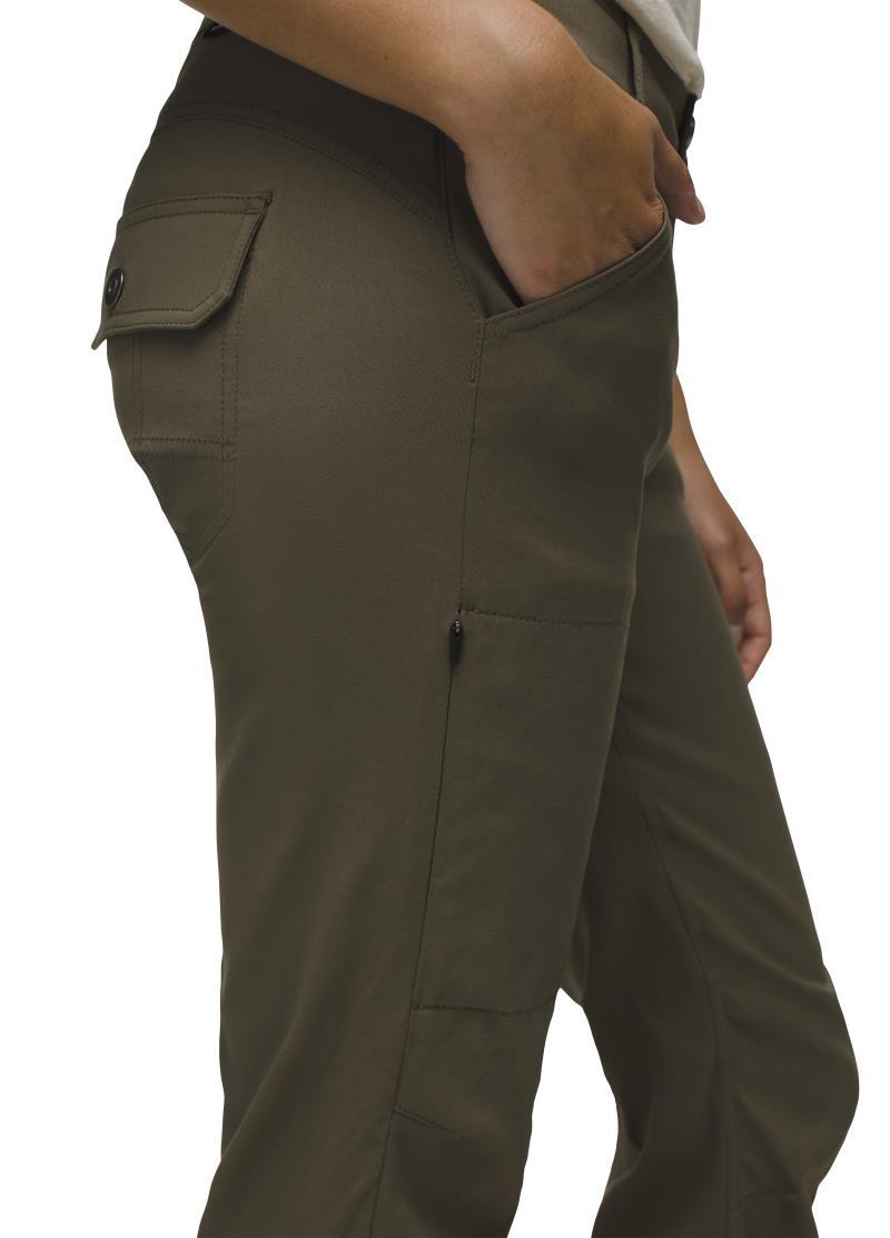 Halle Straight Pants, Short - Womens - Slate Green 4