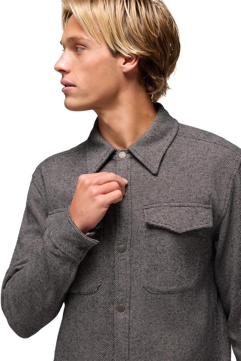 Happy Camp Flannel - Mens - shadow heather 1