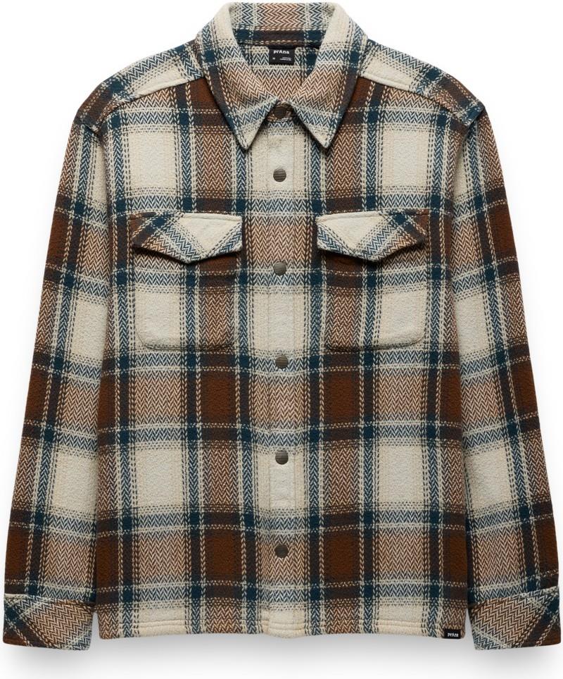 Happy Camp Flannel - Mens - stone 1