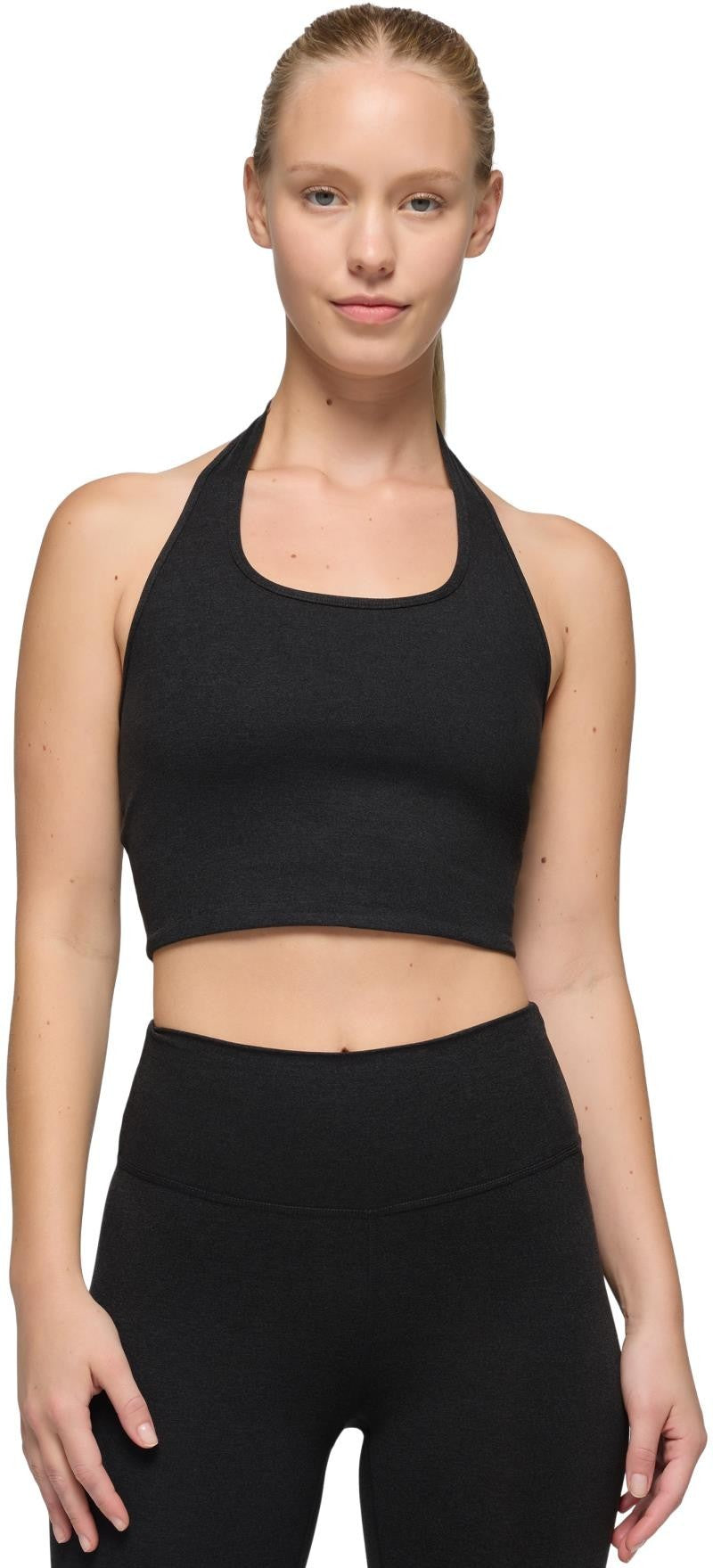 Heavana Halter Top - Womens - black heather 1