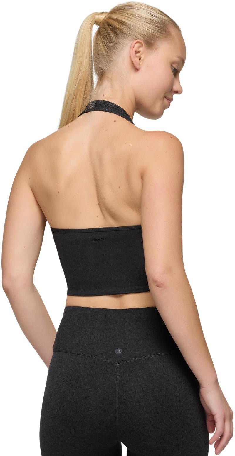 Heavana Halter Top - Womens - black heather 1