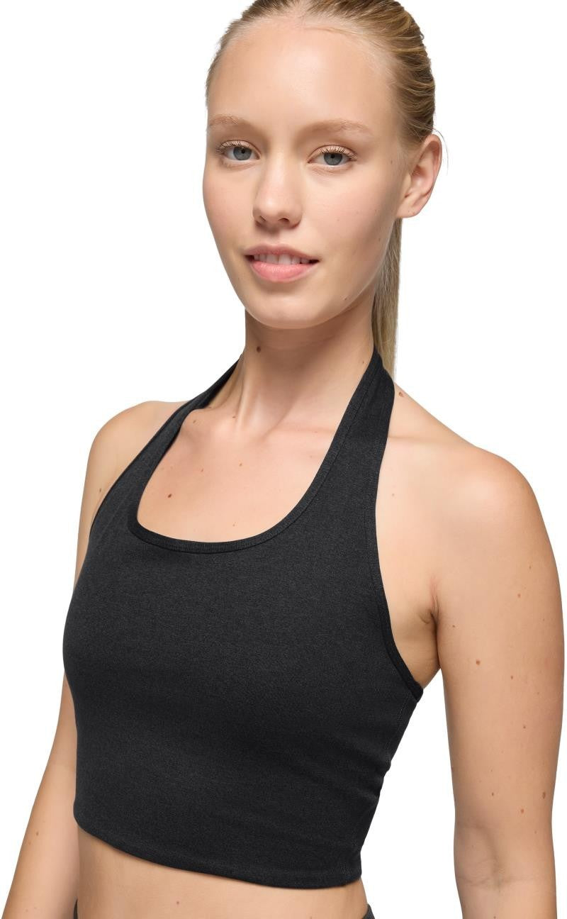 Heavana Halter Top - Womens - black heather 1