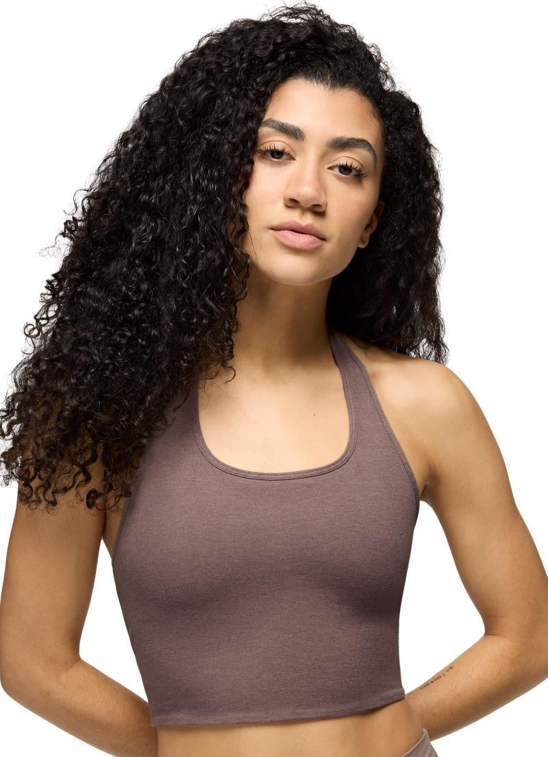 Heavana Halter Top - Womens - carob heather 1