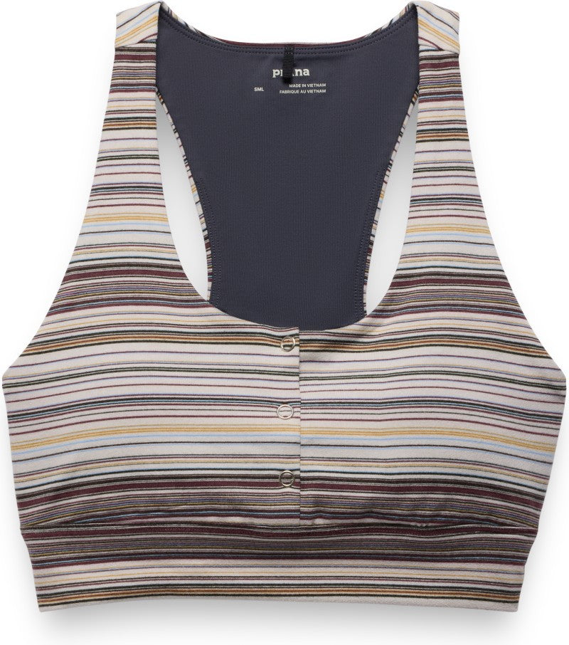 Heavana Henley Bra - almond microstripe 1