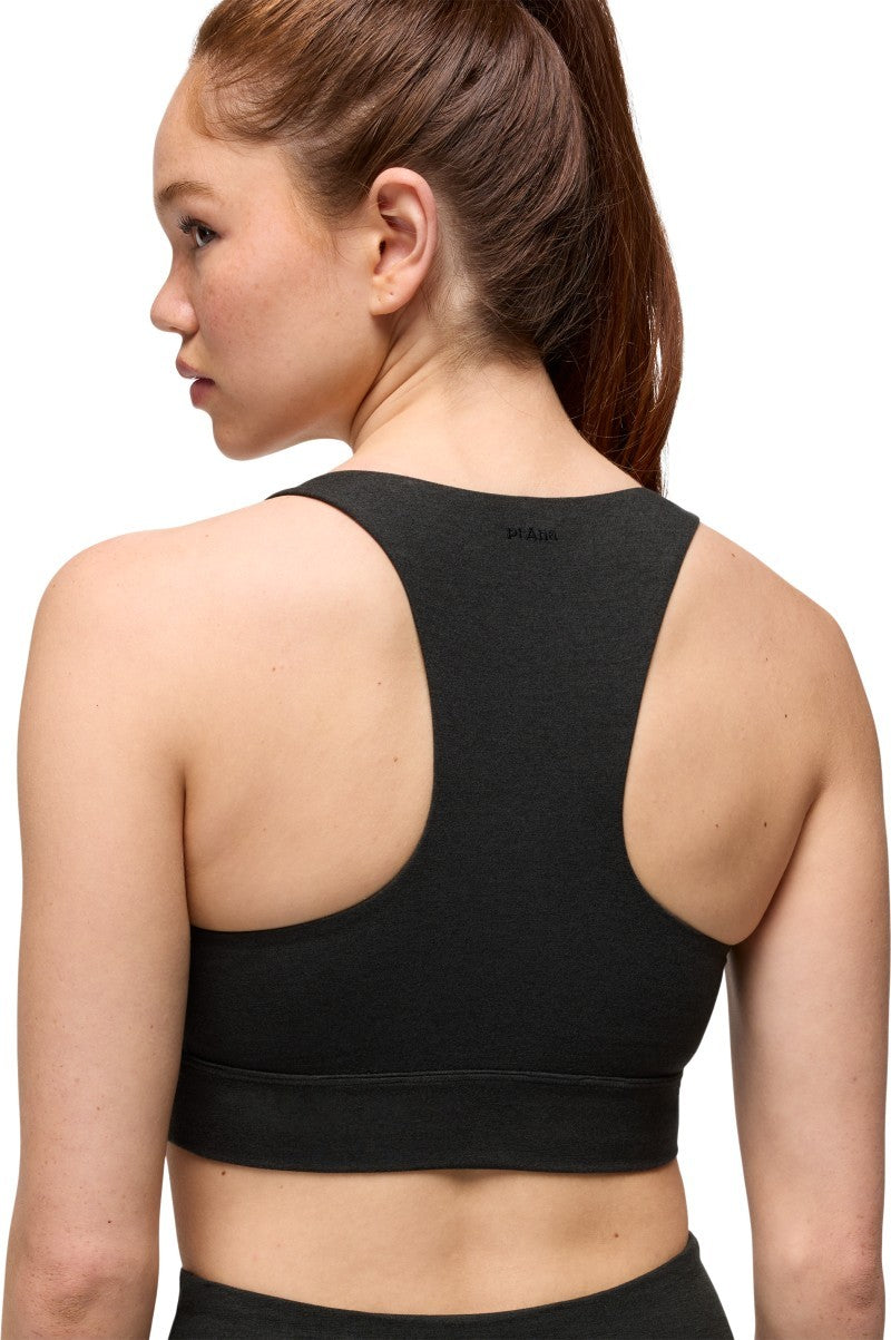 Heavana Henley Bra - black heather 1