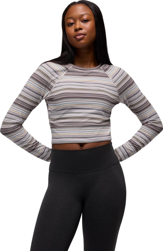 Heavana LS - Womens - almond microstripe 1