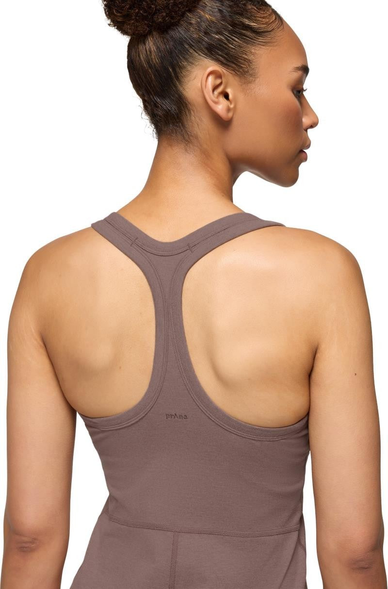 Heavana Racerback Midi Dress - carob heather 1