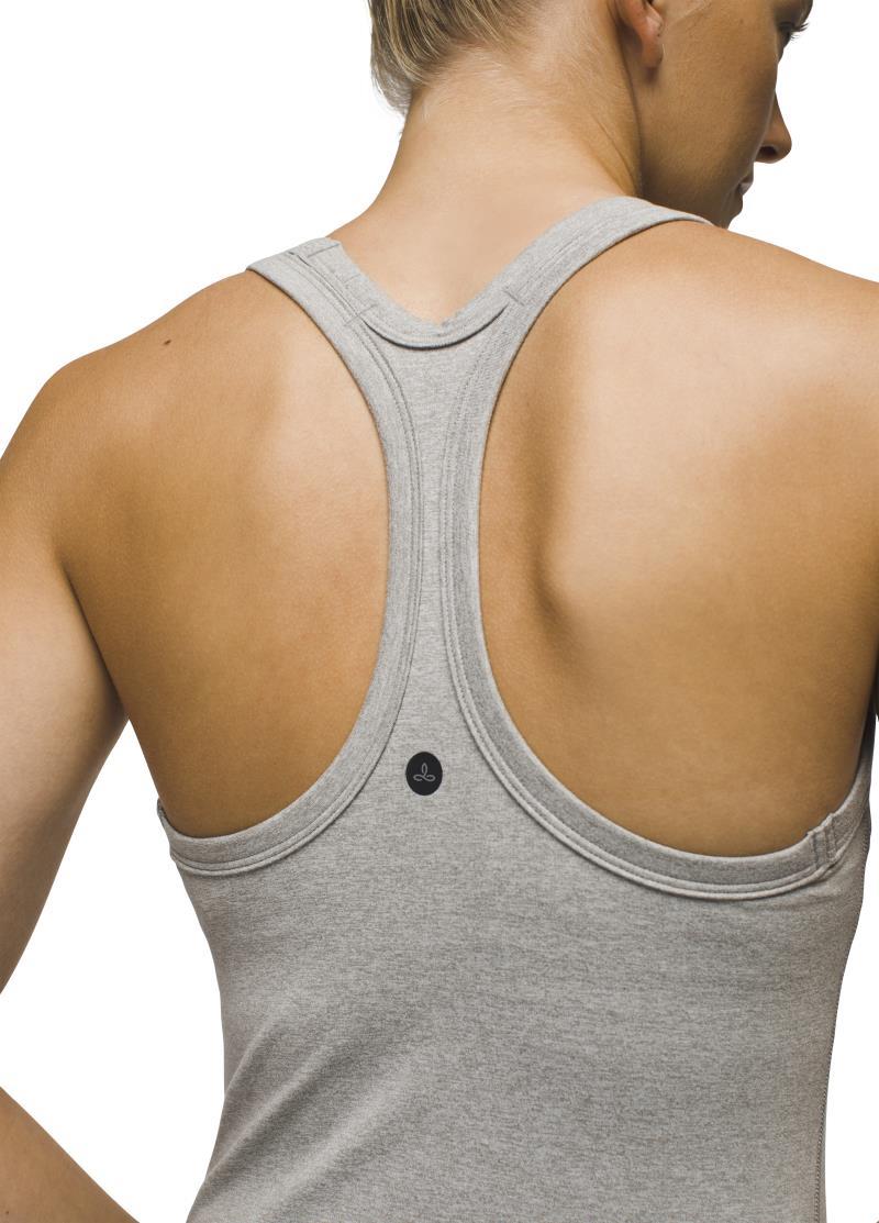 Heavana Racerback Tank - Womens - Heather Grey 4