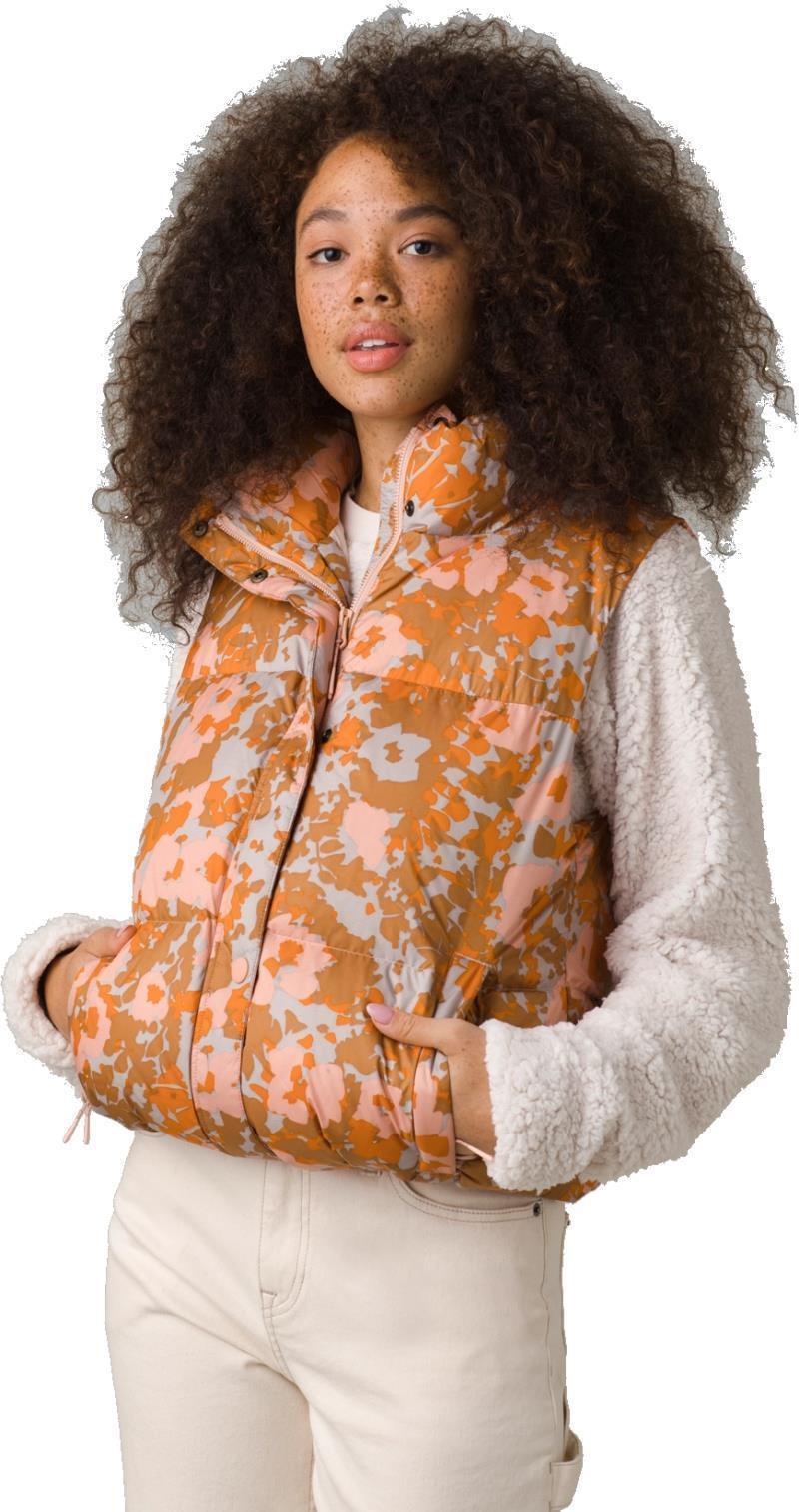 Hellebore Vest - Womens - camel wildflower 1
