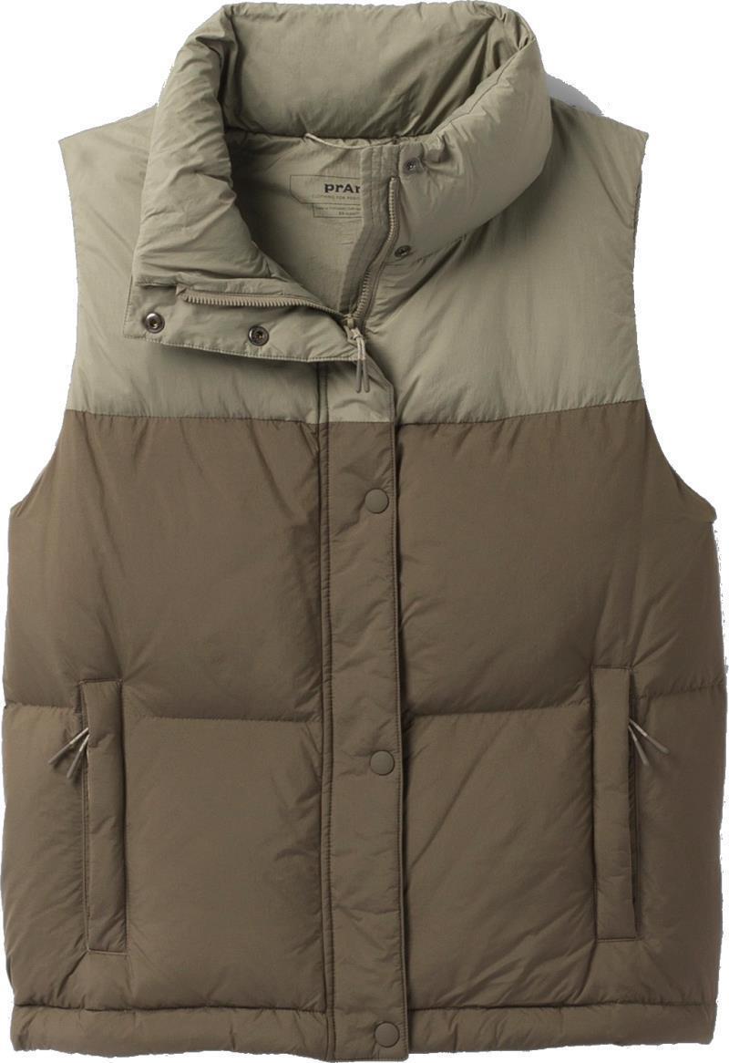 Hellebore Vest - Womens - sage colorblock 1