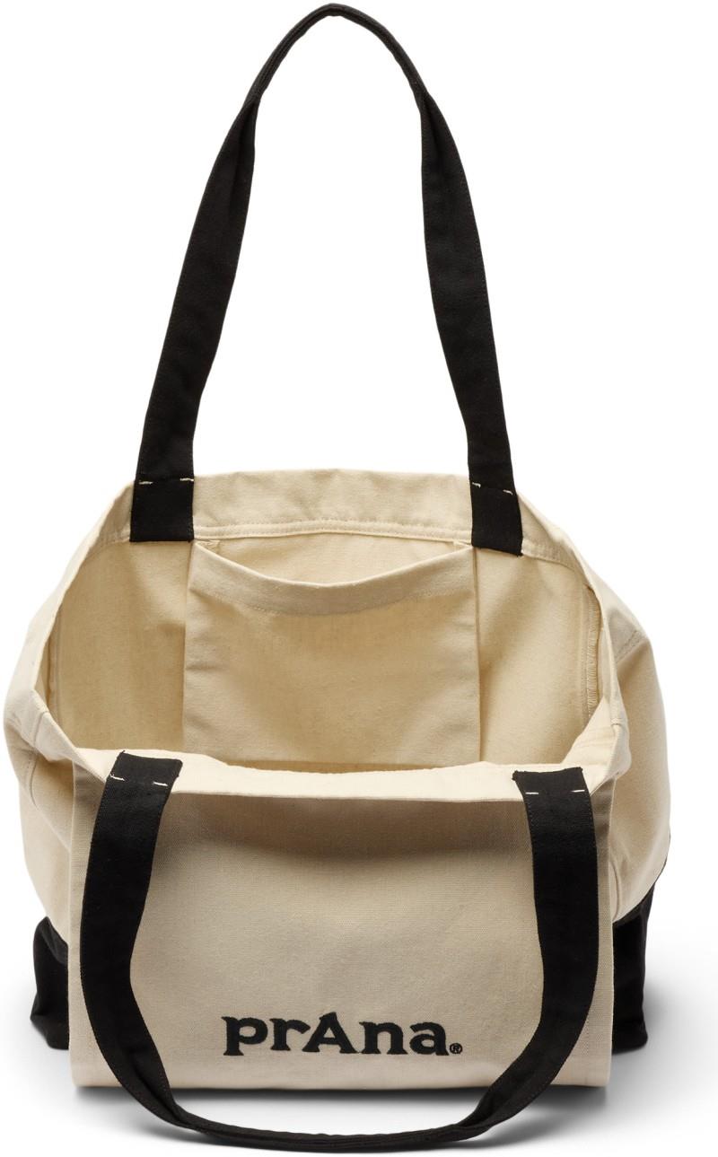 Horizen Canvas Tote - alba / black colorblock 1