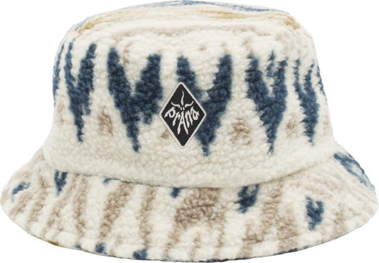 Hurricane Fleece Bucket Hat - Sandbar Geo 1
