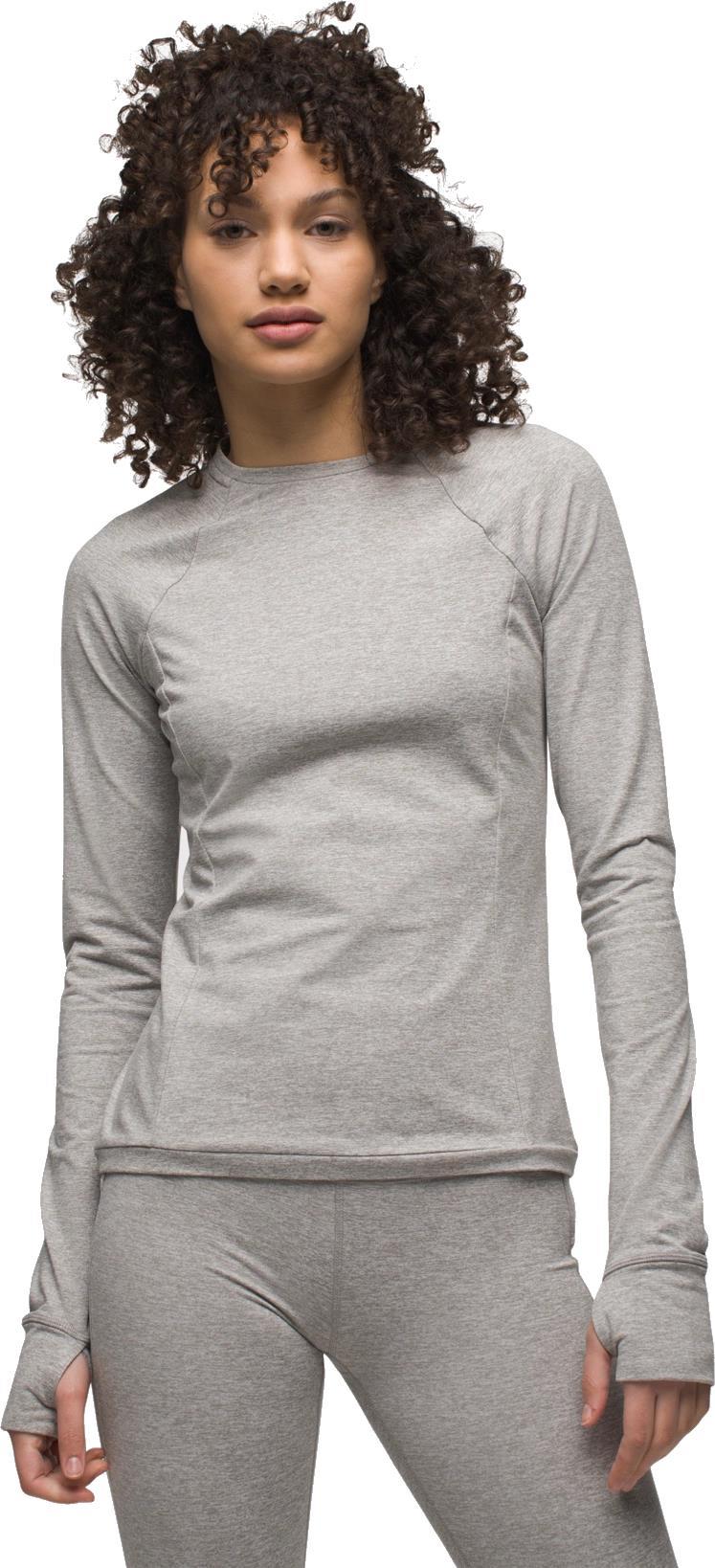 Ice Flow Crew Neck - Womens - Heather Grey 2